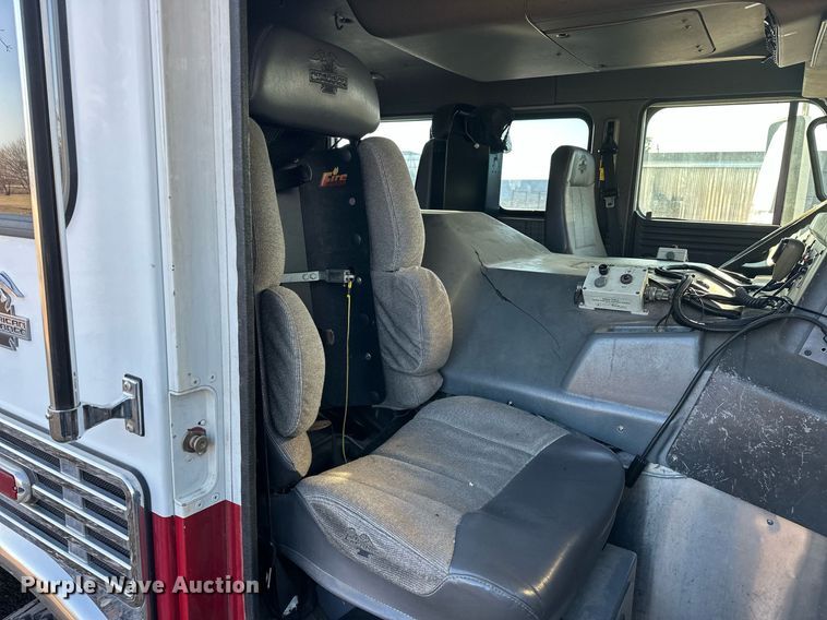 image for item EJ5335 2001 American LaFrance Eagle aerial platform fire truck