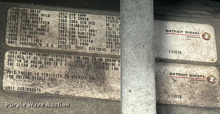 image for item EJ5335 2001 American LaFrance Eagle aerial platform fire truck