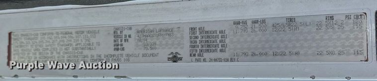 image for item EJ5335 2001 American LaFrance Eagle aerial platform fire truck