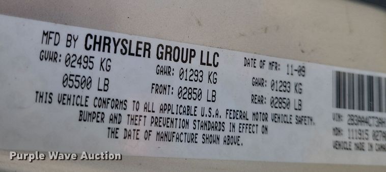 image for item EJ8166 2010 Dodge Charger 