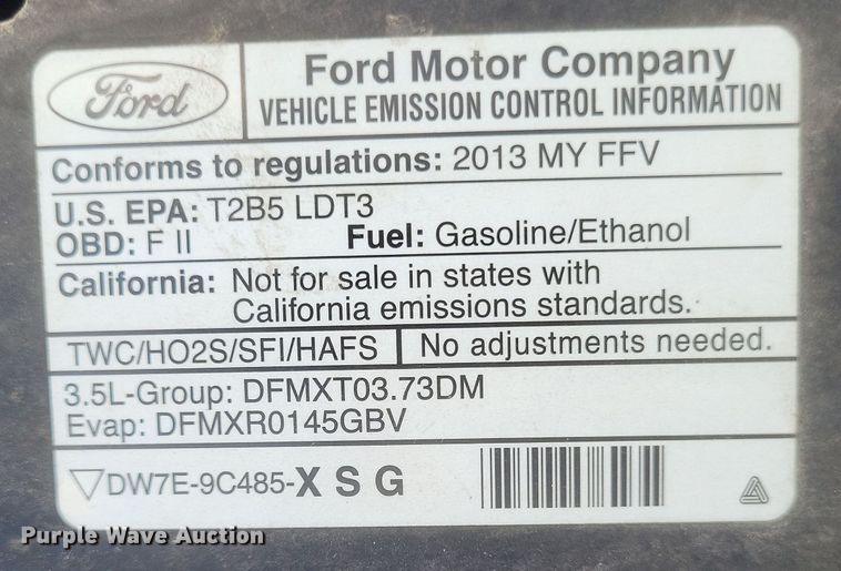 image for item EJ8171 2013 Ford Explorer SUV