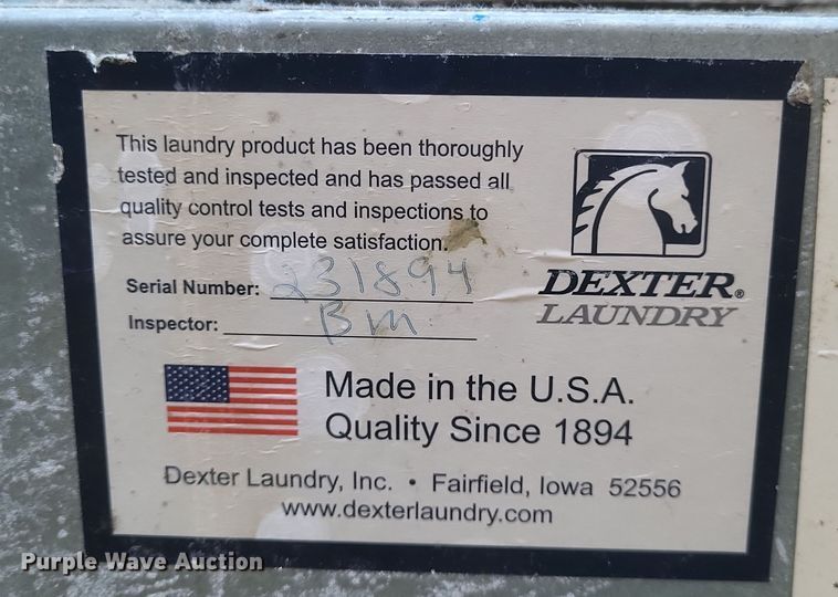 image for item EJ8172 Dexter DCBD50HCZ-16FE dryer