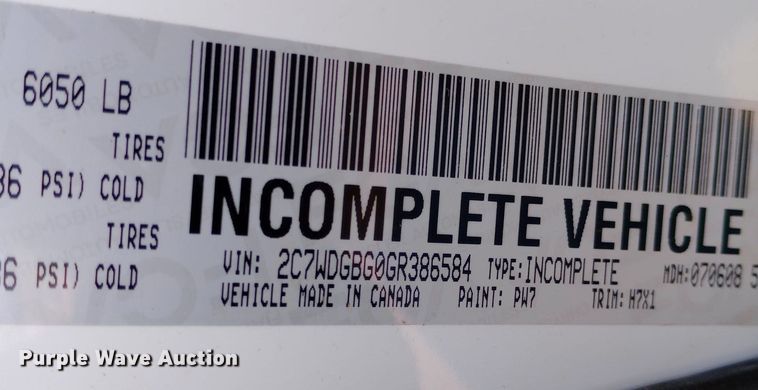 image for item EO0519 2016 Dodge Grand Caravan handicap accessible van