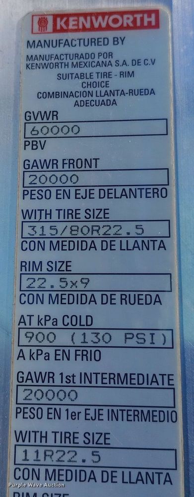 image for item EO0531 2010 Kenworth T470 dump truck