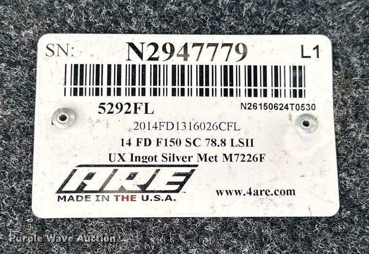 image for item ER4810 Are 5292FL tonneau cover