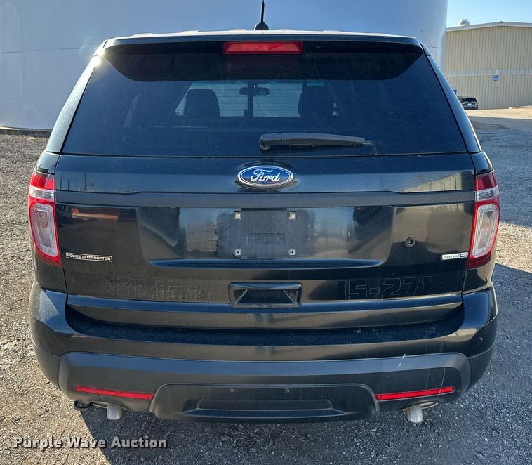 image for item ER4845 2015 Ford Explorer Police Interceptor SUV