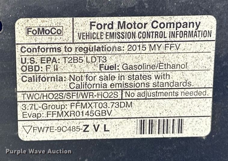 image for item ER4845 2015 Ford Explorer Police Interceptor SUV