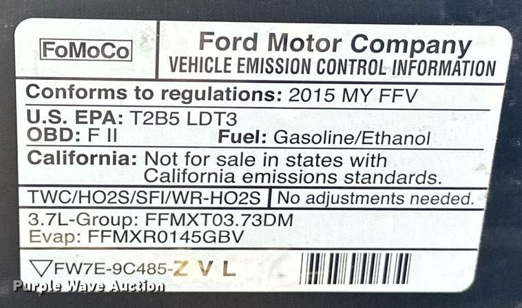 image for item ER4846 2015 Ford Explorer Police Interceptor SUV