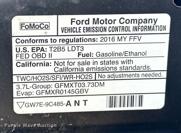 image for item ER4848 2016 Ford Explorer police interceptor SUV