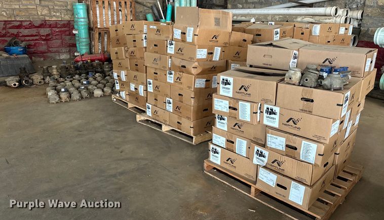 image for item ER4852 Approximately 1,237 brass water meters