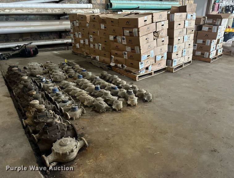 image for item ER4852 Approximately 1,237 brass water meters