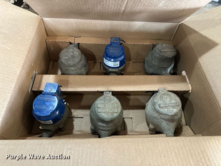 image for item ER4852 Approximately 1,237 brass water meters