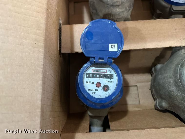 image for item ER4852 Approximately 1,237 brass water meters