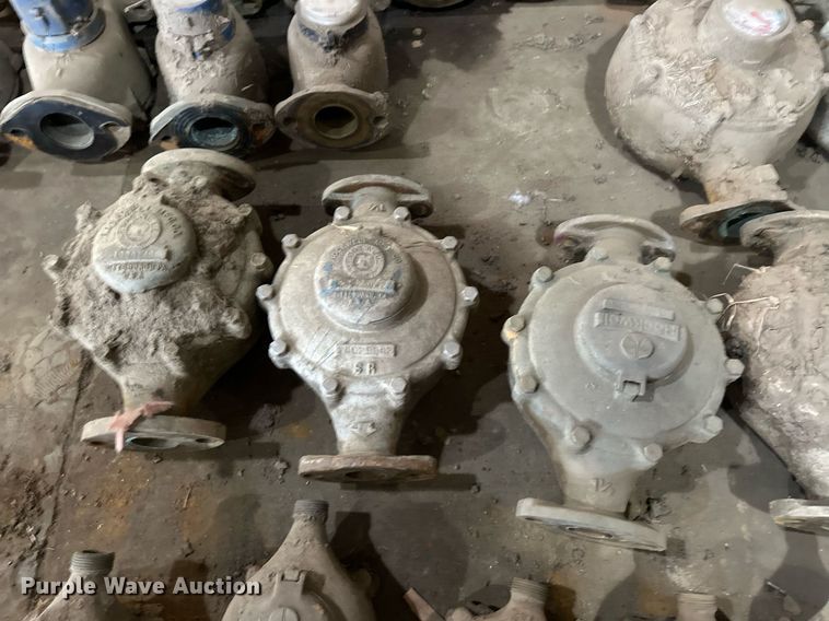 image for item ER4852 Approximately 1,237 brass water meters