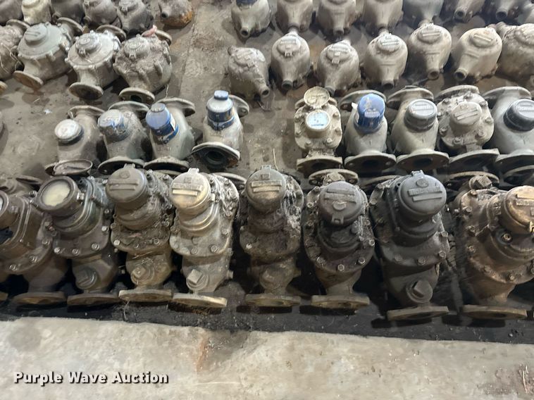 image for item ER4852 Approximately 1,237 brass water meters