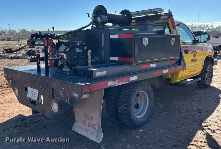 image for item ER8691 2007 Chevrolet Silverado 3500 pumper fire truck