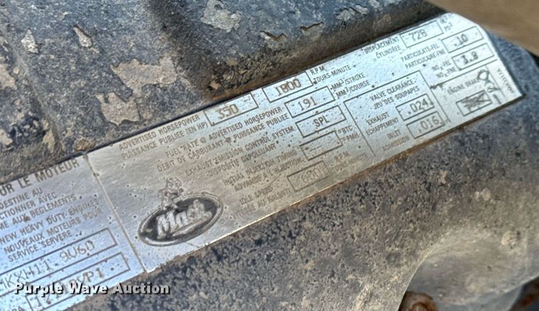 image for item LH9442 2003 Mack CV713 dump truck