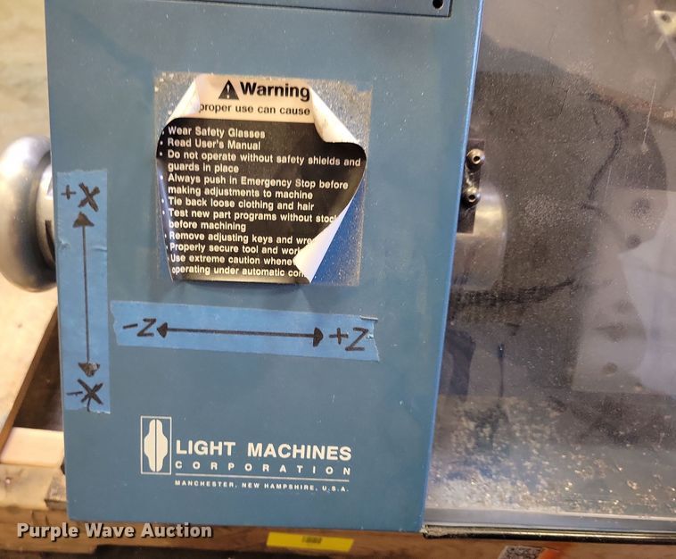 image for item NB9790 (2) Light Machines ProLight 3000 CNC lathes