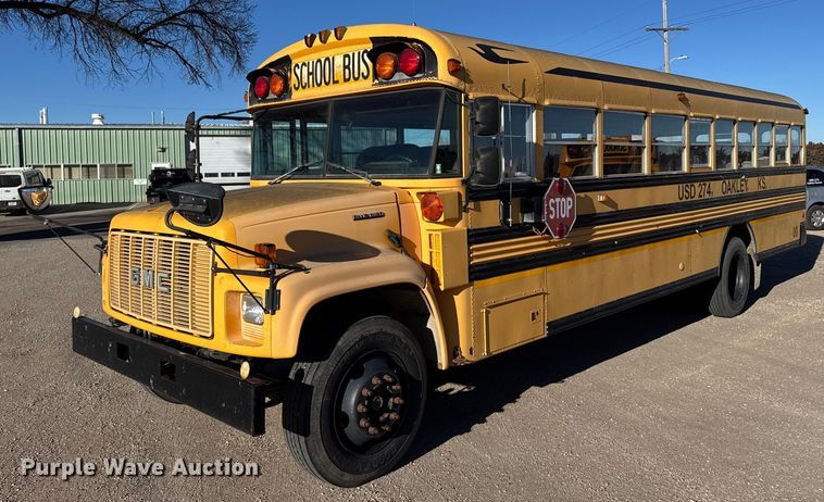 image for item NN9523 2000 GMC school bus