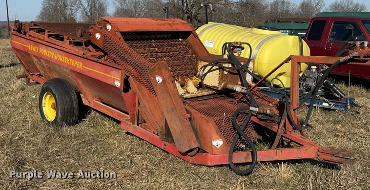 image for item DO0235 Lewis Brothers Mfg poultry house cleanout machine