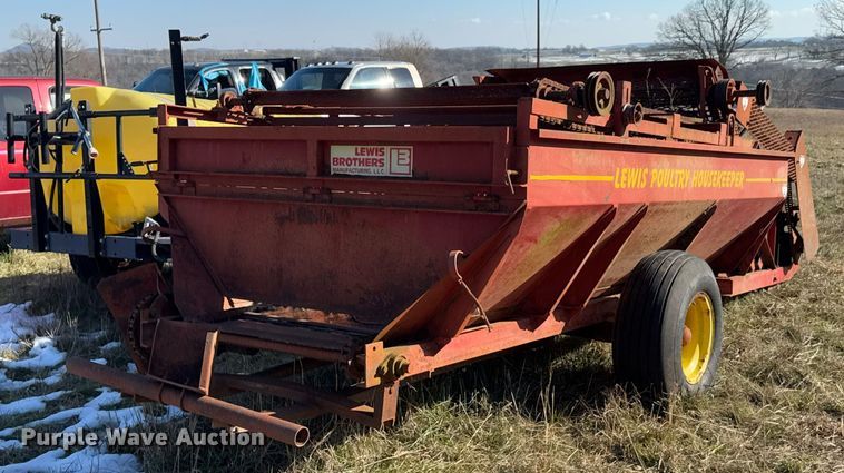 image for item DO0235 Lewis Brothers Mfg poultry house cleanout machine