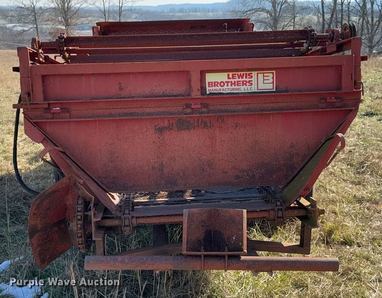 image for item DO0235 Lewis Brothers Mfg poultry house cleanout machine