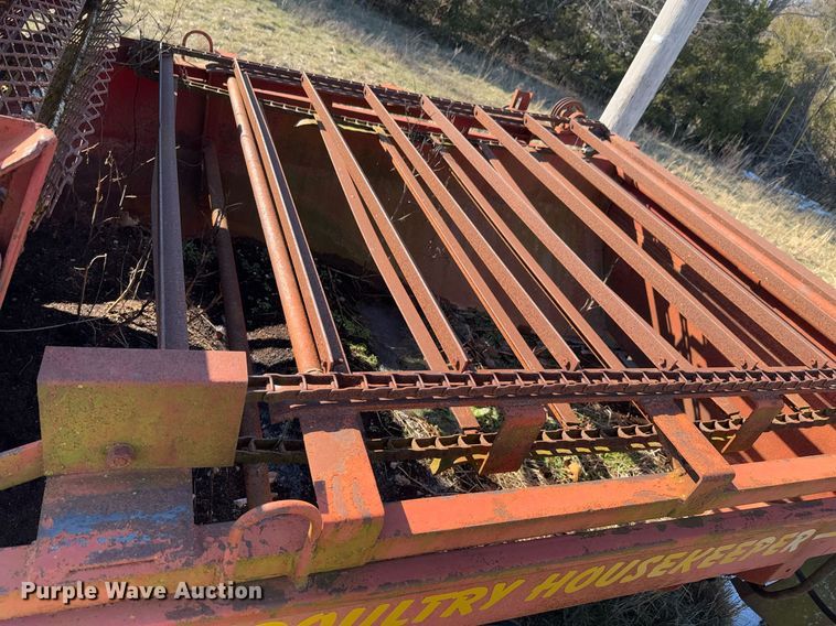 image for item DO0235 Lewis Brothers Mfg poultry house cleanout machine