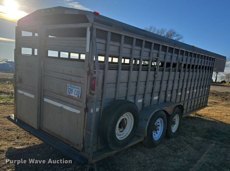 image for item DO7718 1991 Titan livestock trailer