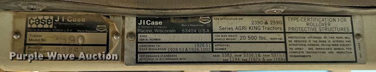 image for item DV2853 1979 Case 2390 tractor