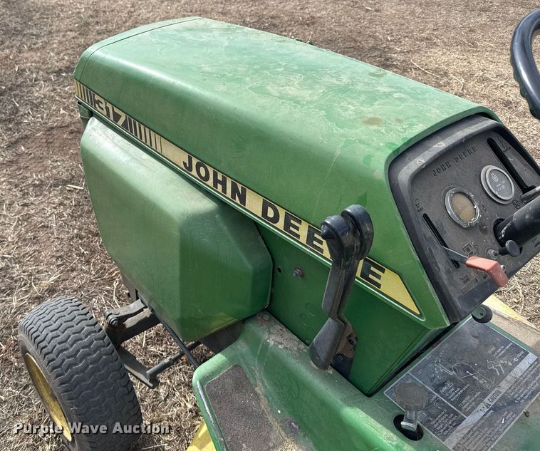 image for item DV2857 John Deere 317 lawn mower