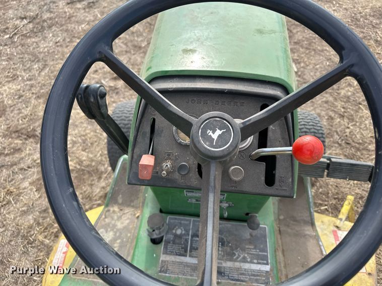 image for item DV2857 John Deere 317 lawn mower