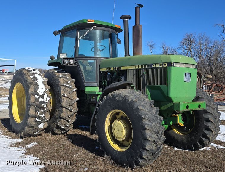 image for item DW3062 1983 John Deere 4850 MFWD tractor