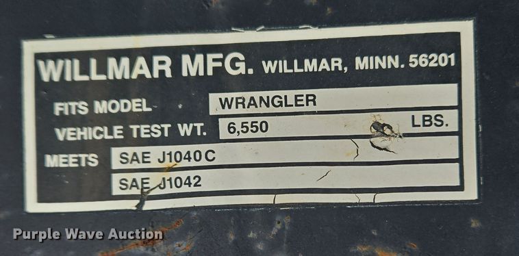 image for item EC3945 1991 Willmar Wrangler wheel loader