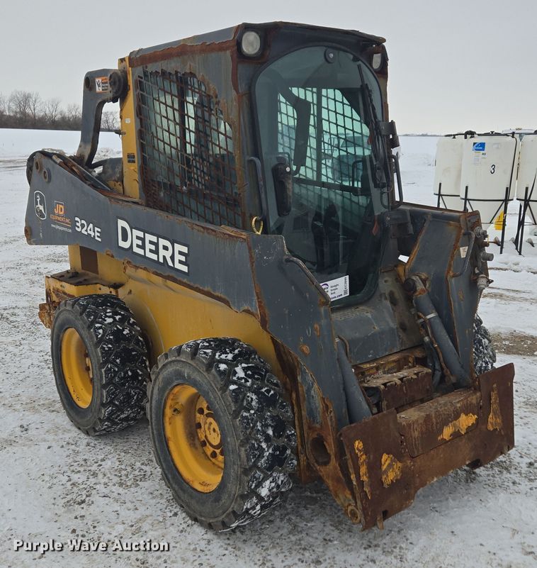 image for item EC3949 2017 John Deere 324E skid steer loader