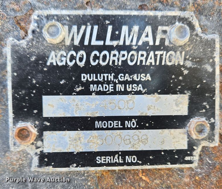 image for item EC3950 2001 Willmar 4500 Wrangler compact wheel loader