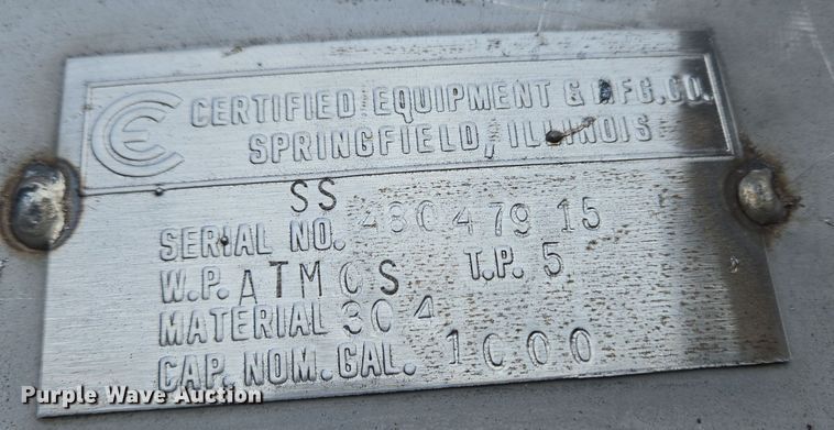 image for item EC3964 Tank trailer