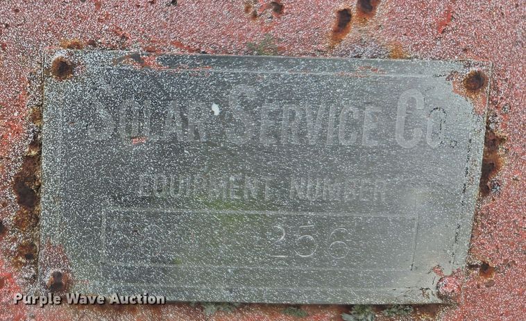 image for item EC3973 Solar Service Co. tank trailer