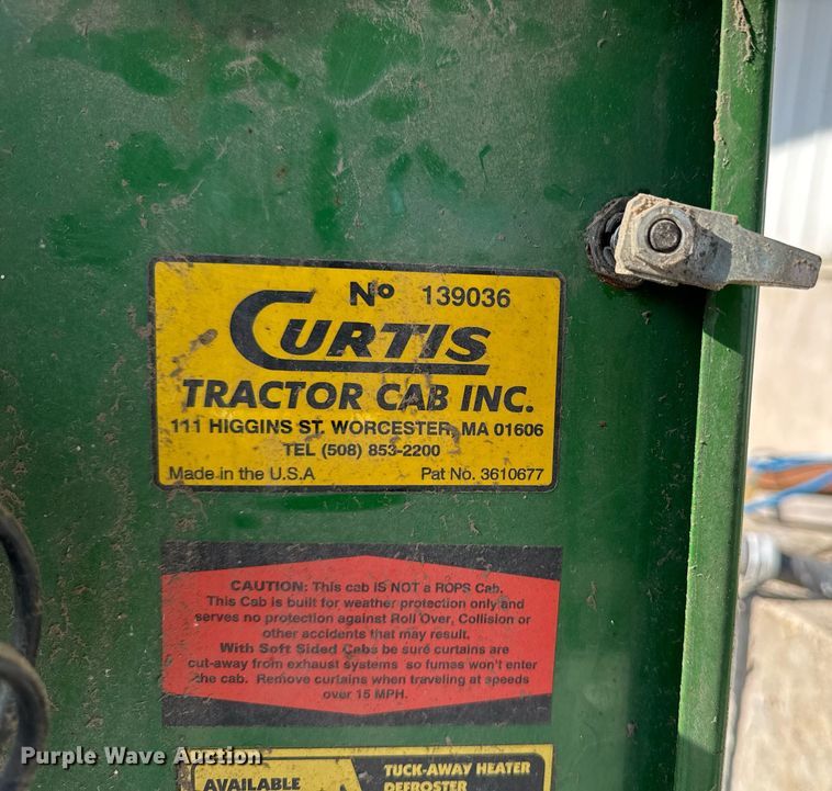 image for item EG7148 Curtis tractor cab