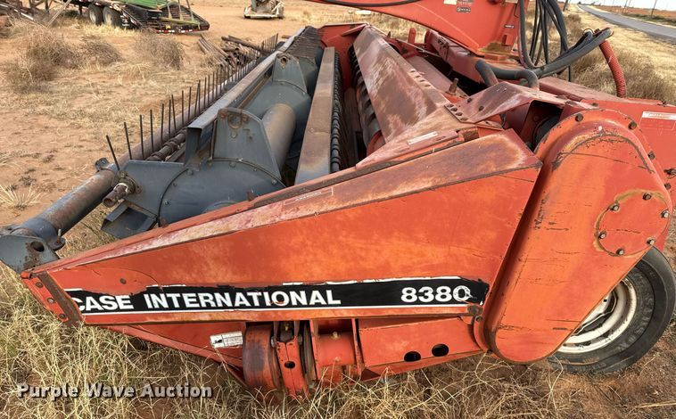 image for item EJ3454 Case IH 8380T swather / windrower