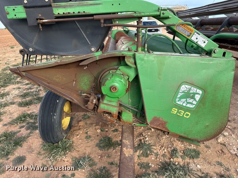 image for item EJ3455 1995 John Deere 930 rigid head