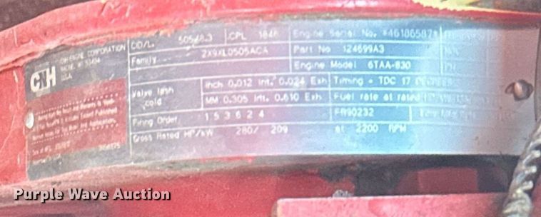 image for item ER4825 2002 Case IH Axial-Flow 2388 RWA combine