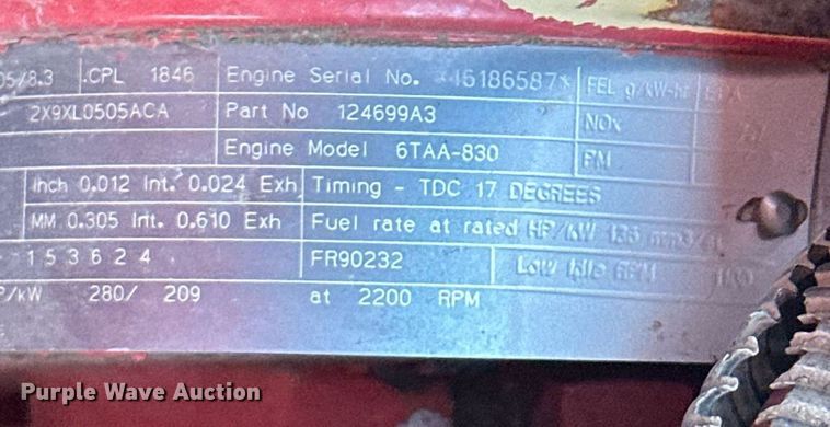 image for item ER4825 2002 Case IH Axial-Flow 2388 RWA combine