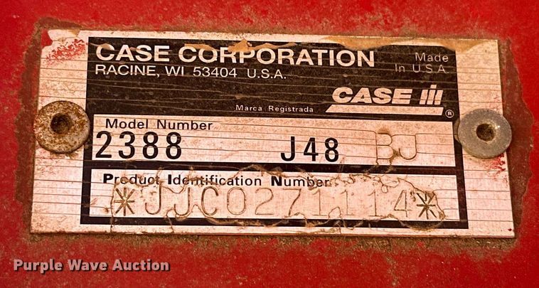 image for item ER4825 2002 Case IH Axial-Flow 2388 RWA combine