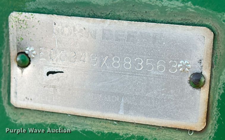 image for item ER8692 1991 John Deere 348 small square baler