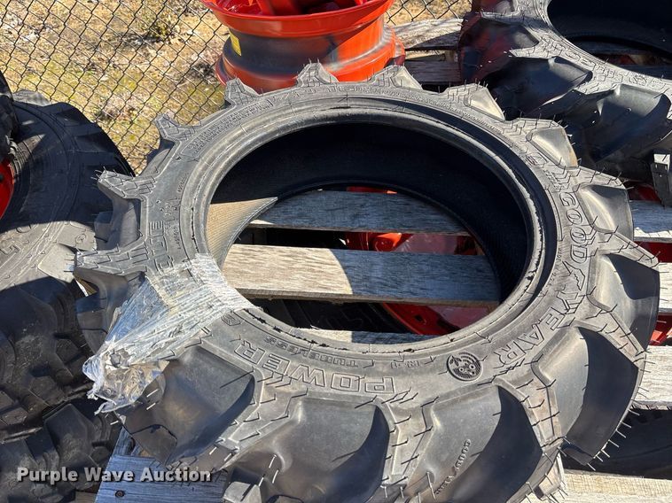 image for item EY9839 (4) Goodyear tractor tires and wheels