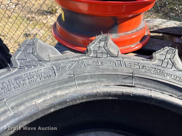 image for item EY9839 (4) Goodyear tractor tires and wheels