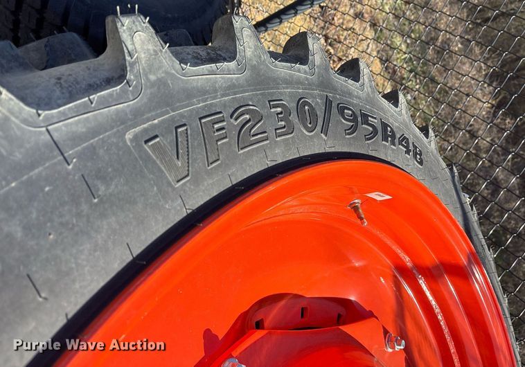 image for item EY9842 (4) Goodyear Optitorque VF230/95R48 row crop tires and wheels