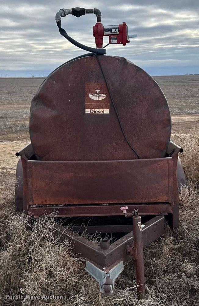 image for item NN9529 Shop built fuel trailer