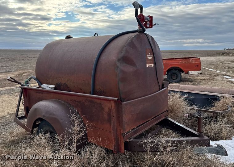 image for item NN9529 Shop built fuel trailer
