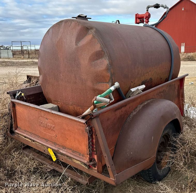 image for item NN9529 Shop built fuel trailer